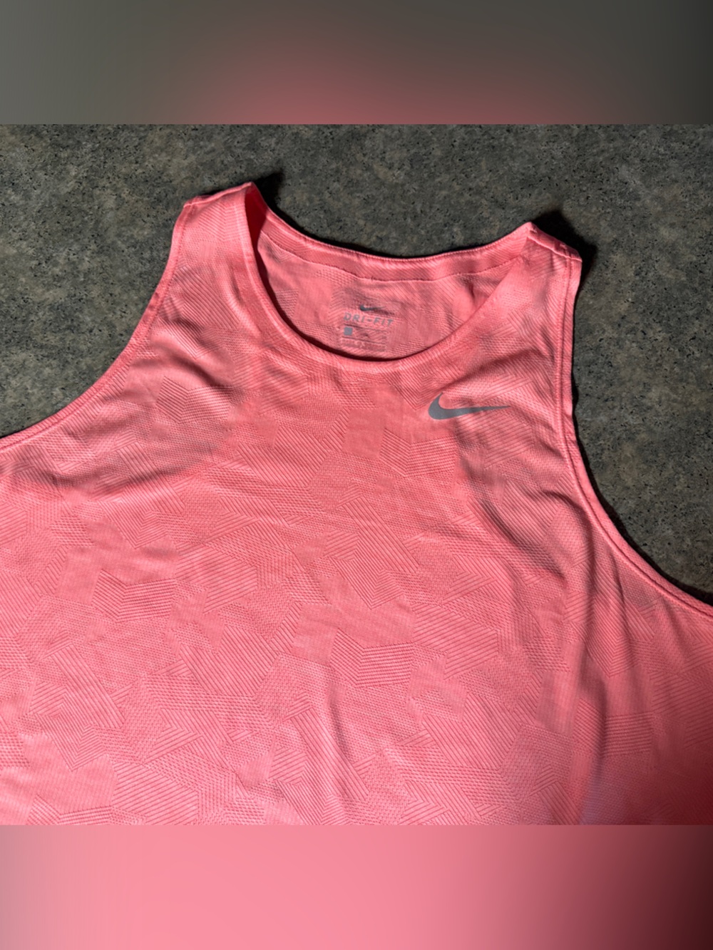 Nike Women's Coral Pink Performance Tank Top